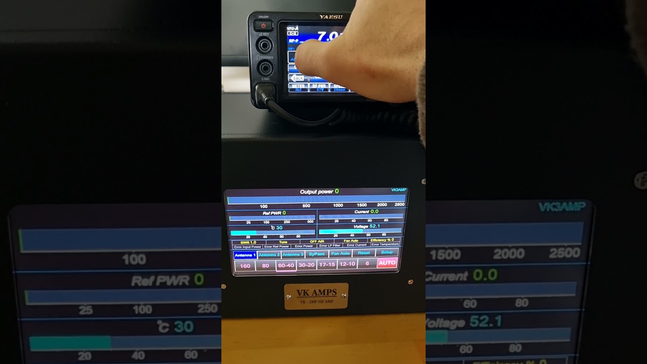 VK-AMPS 2KW HF/6m Ldmos Amplifier Test