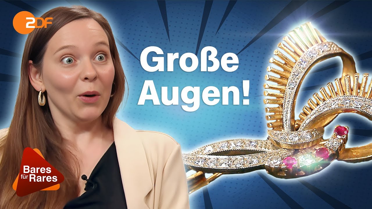 Kokettes Erbstück: 50er Jahre Schmuck mit Diamanten und Rubinen | Bares für Rares