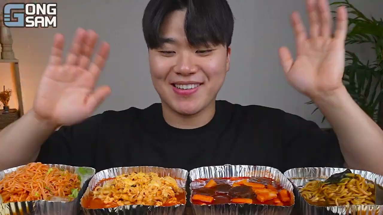 ASMR MUKBANG небольшой магазин, острый рамэн, хот-доги, кимбап,  !! Корейский магазин#еда #asmr