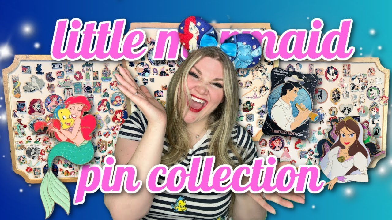 Моя ВСЯ коллекция значков «Русалочка»! 🪸🧜‍♀️🐠 Коллекция значков Disney
