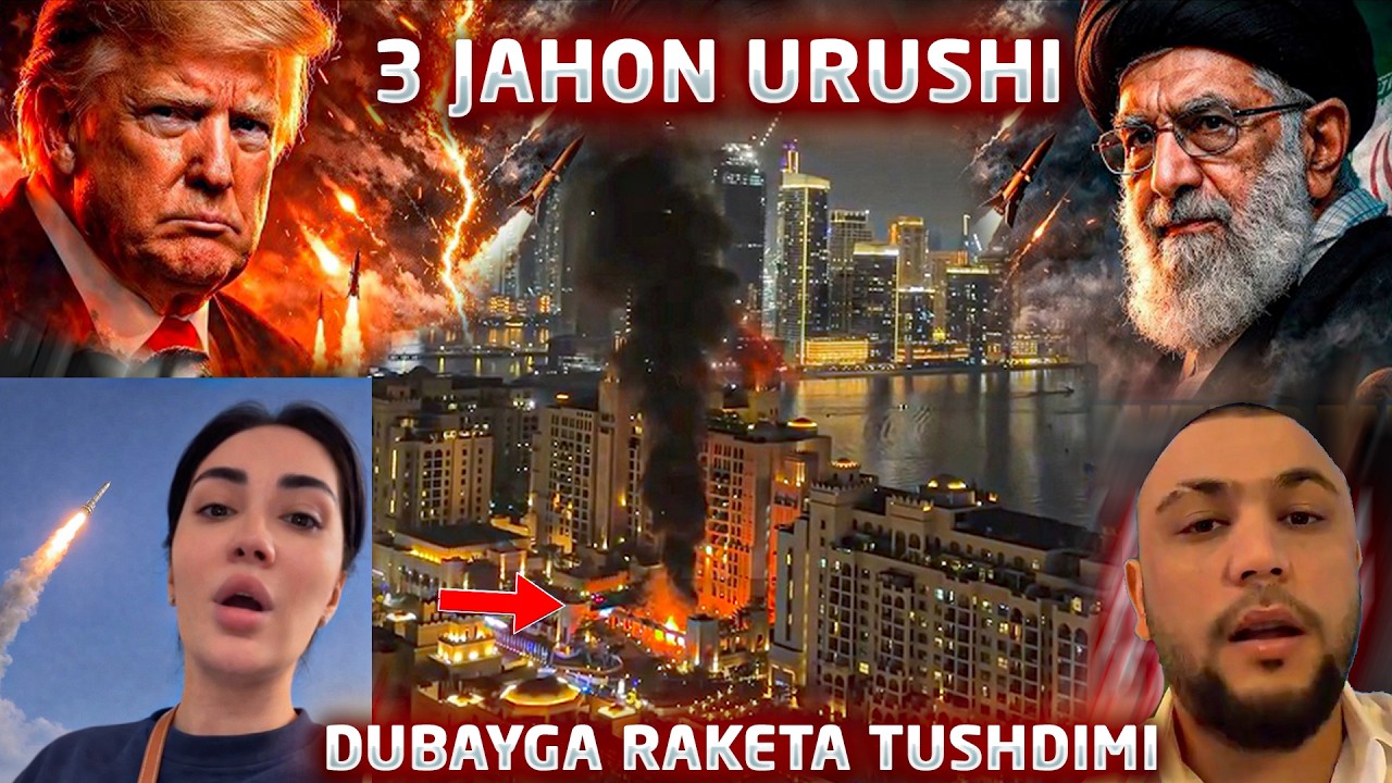 ERON 3 Jahon urushi boshlandimi? Xomanaiy AQSH TRAMP Dubayga raketa tushdimi Munisa Rizayeva #2026