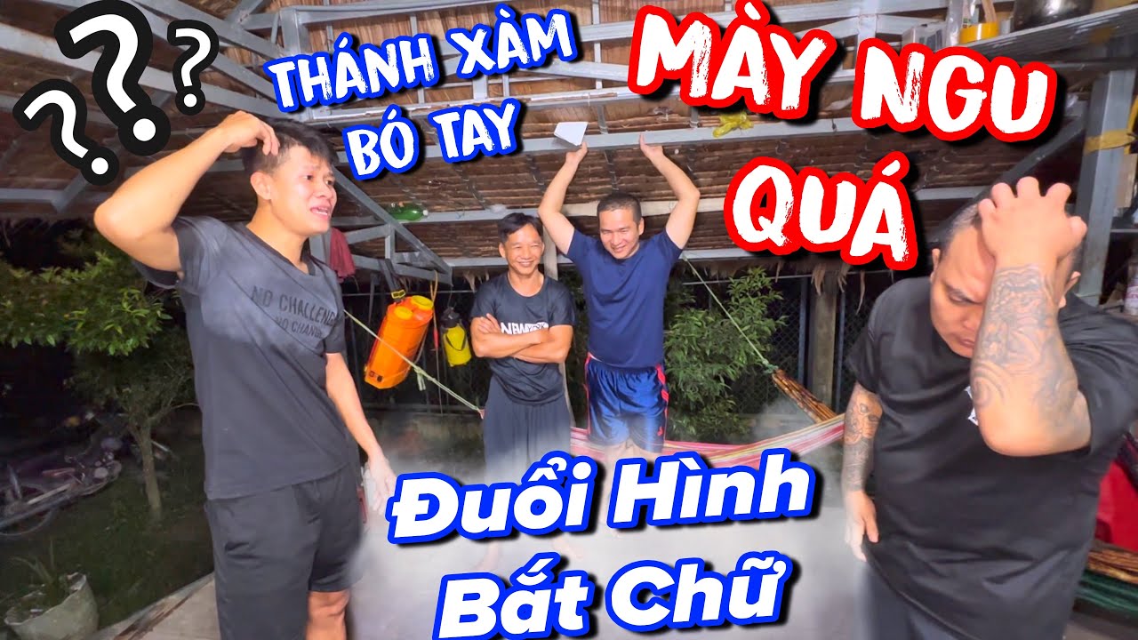 Thánh Xàm bó tay khi quay lại với thử thách đuổi hình bắt chữ cười không ngưng