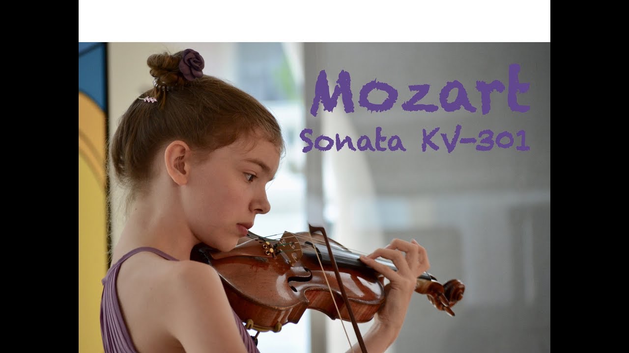 Mozart sonata KV-301 in G major for piano and violin