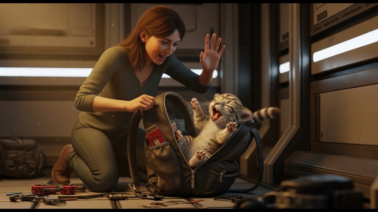 The Human Opened Her Backpack — A Cub Had Been Sleeping Within