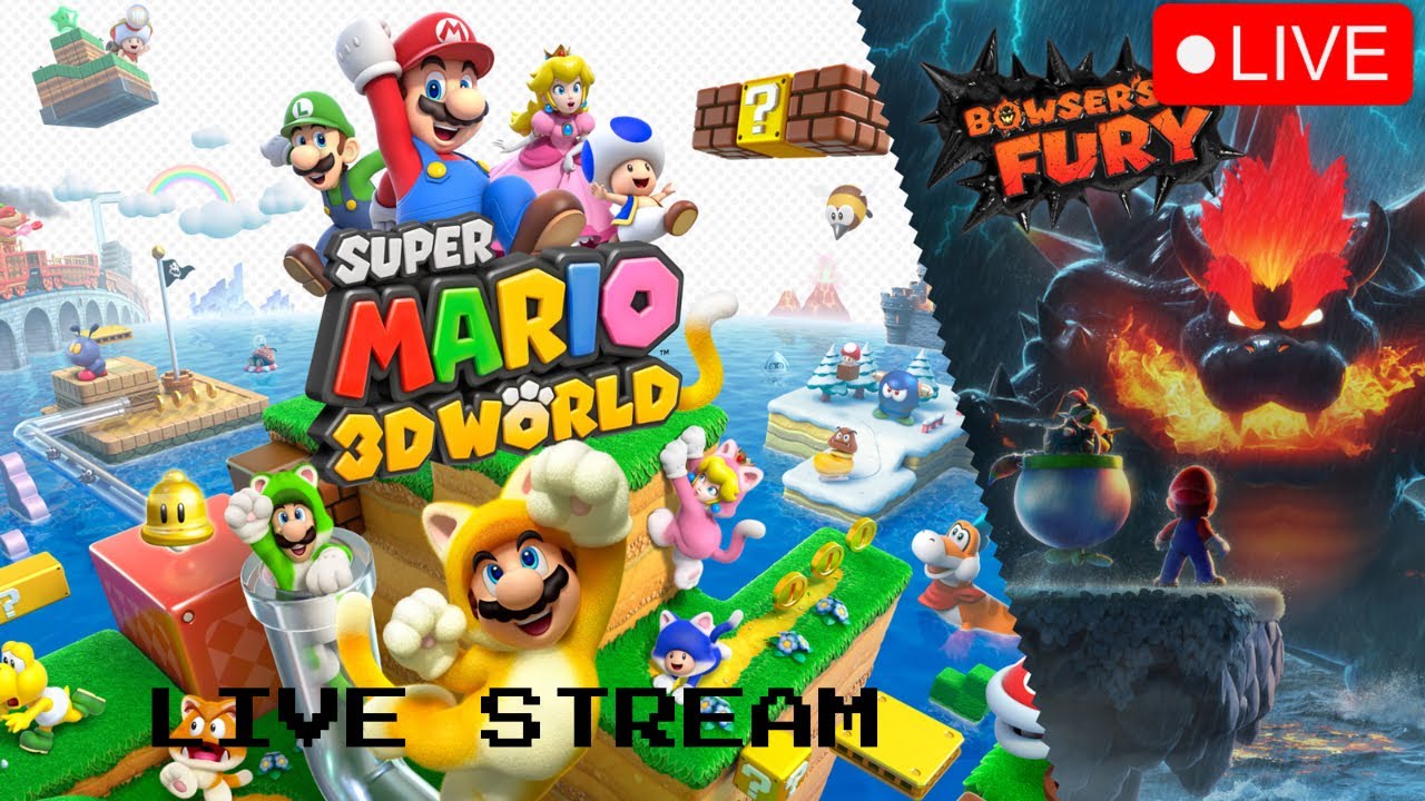 Live stream of “Super Mario 3D World + Bowser's Fury” (12/25/2024) (Christmas Day Special!!!)