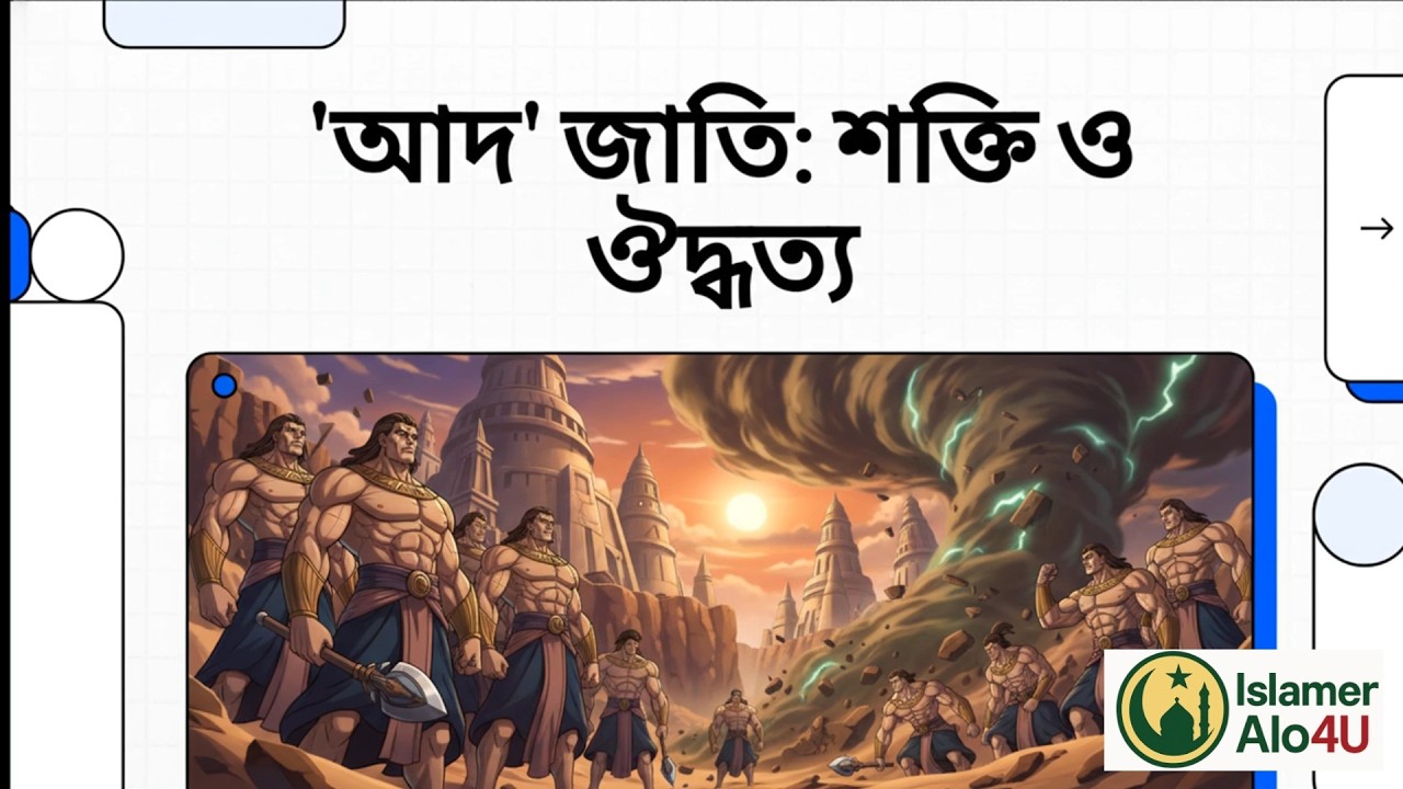 আদ জাতি | শক্তি, ঔদ্ধত্য ও শিক্ষার গল্প