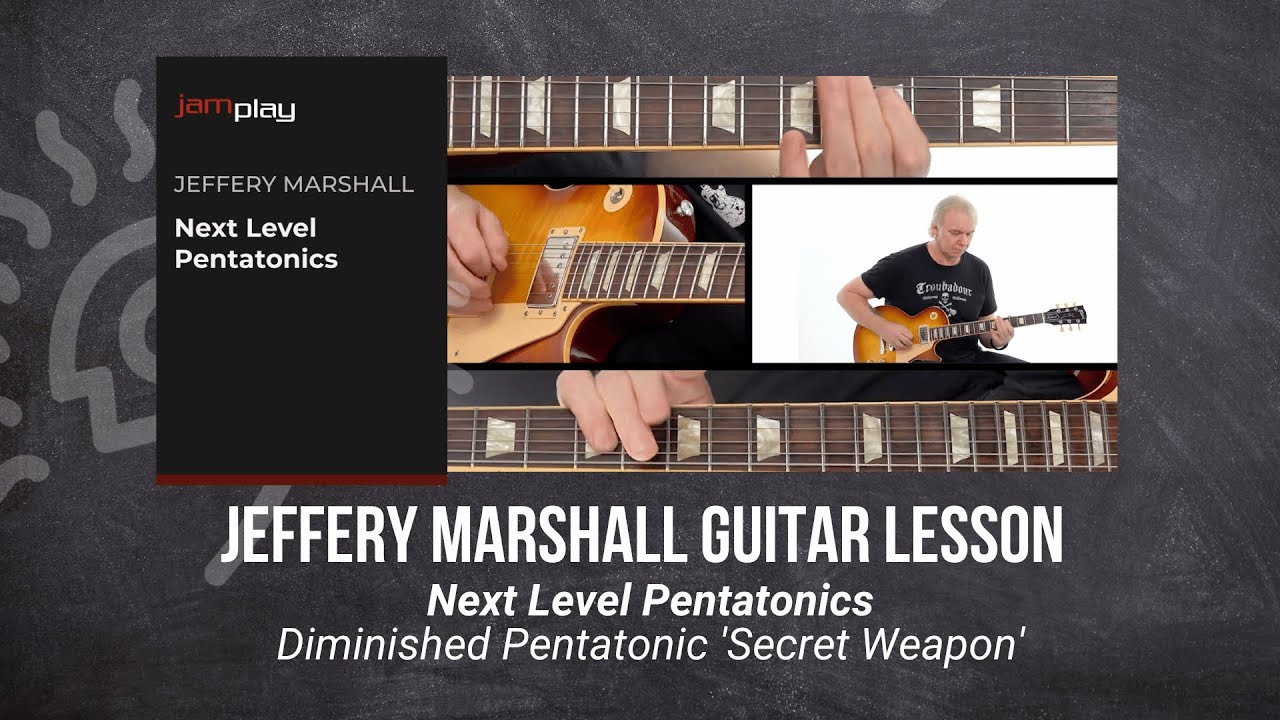 🎸 Jeffery Marshall Guitar Lesson - Diminished Pentatonic 'Secret Weapon' - JamPlay + @TrueFireTV