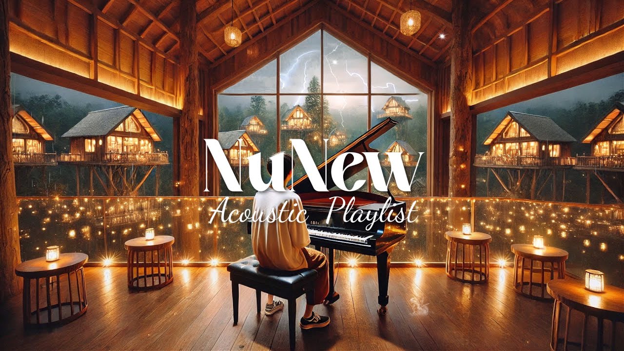NuNew Acoustic Playlist ~ Study, Sleep, Relax After Sundownᶻ 𝗓 𐰁.𖥔 ☁️⋅♡