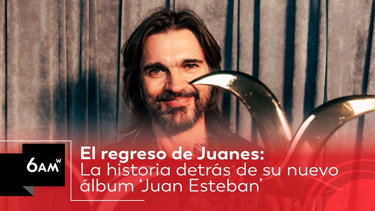 Juanes habla sobre su regreso con Juan Esteban, un disco lleno de emociones | 6AM W