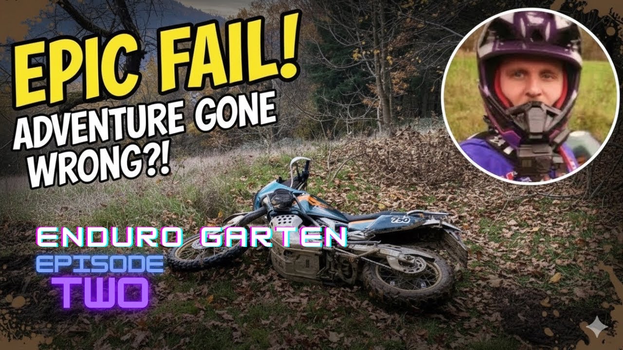 Kette kaputt wegen Hauptständer // Lulli gibt auf! 🥹 Enduro-Trainingsgelände EP2