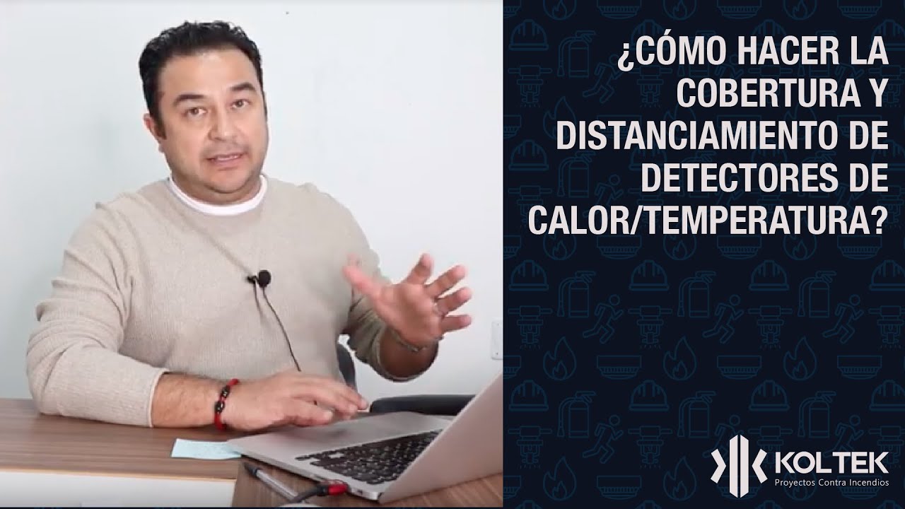 ¿Cómo hacer la cobertura y distanciamiento de detectores de calor/temperatura?