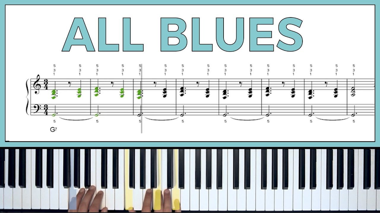 How to play 'All Blues' by Miles Davis on the piano -- Playground Sessions