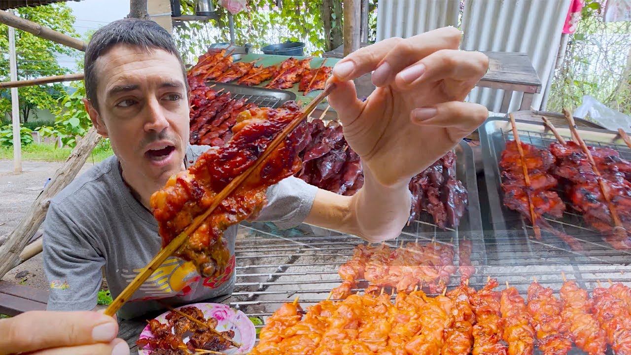 🇹🇭 39th Birthday Barbecue 🎉 Thai-Style Grilled Chicken in Mae Hia, Chiang Mai