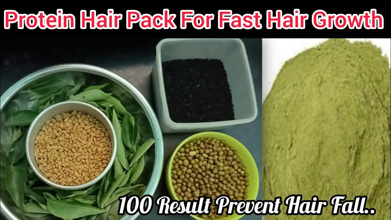 Protein Hair Pack For Fast Hair Growth//💯 Result Prevent Hair Fall...