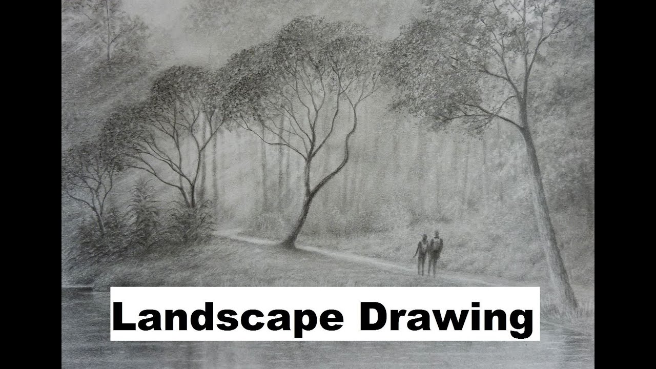 How to Draw Landscapes, The Graphite Powder Technique.