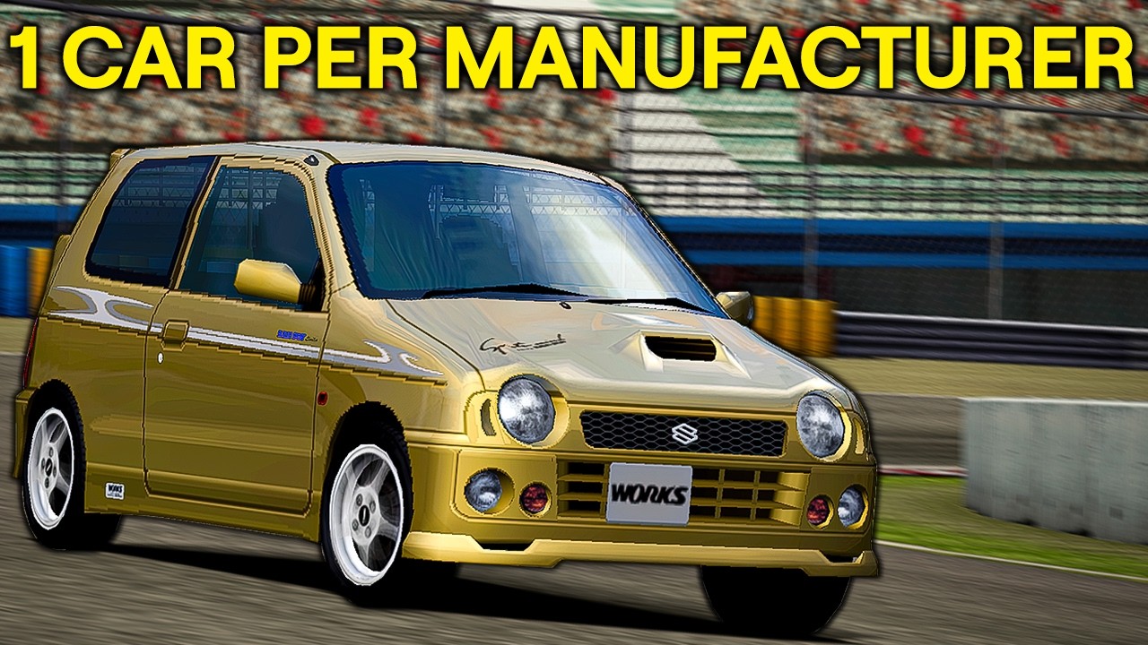 Can I Beat EVERY Gran Turismo While Using 1 Car Per Manufacturer? #4 - !rules !cars