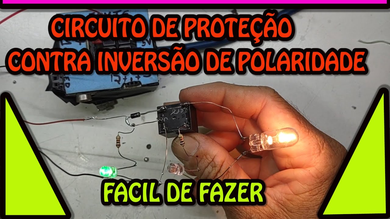 CIRCUITO DE PROTEÇÃO CONTRA INVERSÃO DE POLARIDADE