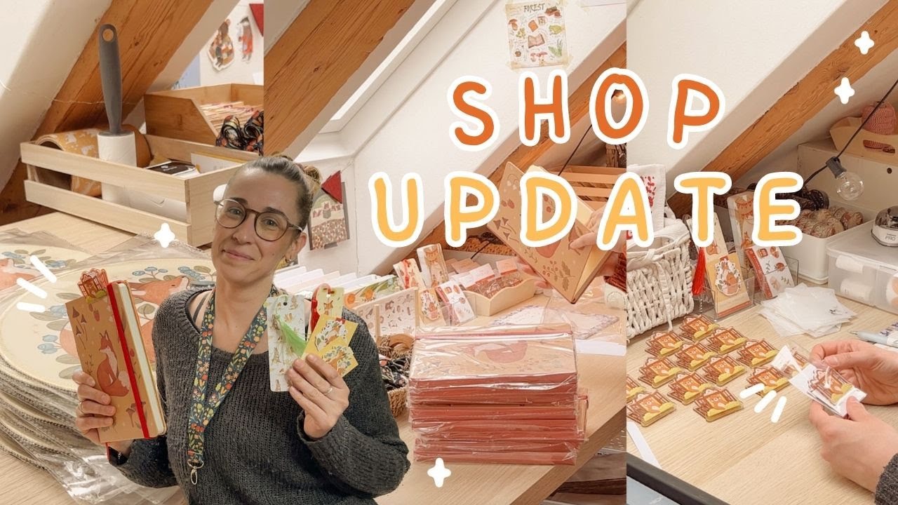 Shop Update Week ✿ ART STUDIO VLOG 21