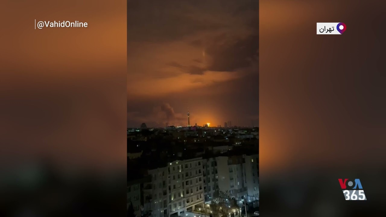 تمسخر رجزخوانی خیابانی بسیجی‌ها در میانه حملات هوایی تهران - منبع وحیدآنلاین