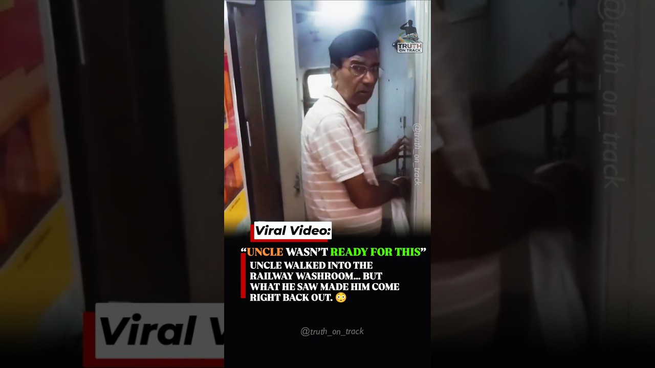 UNCLE WASN&rsquo;T READY FOR THIS! #shorts #indianrailways