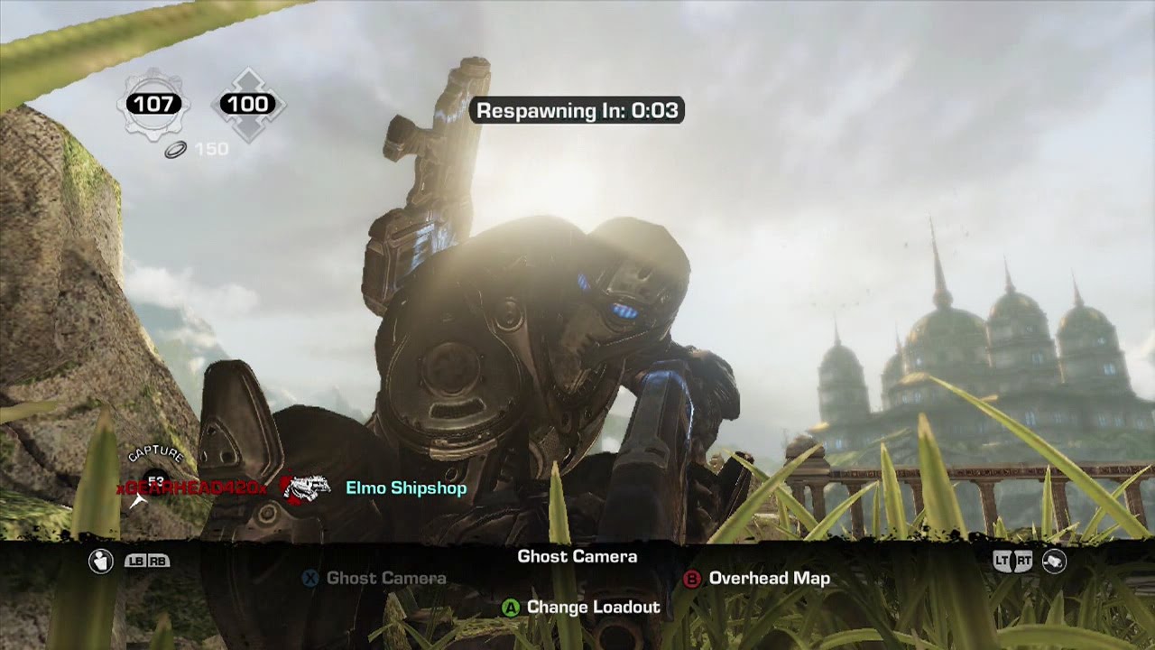 LIVE CLIP! (Gears of War 3) King of The Hill Ultimate Snark!
