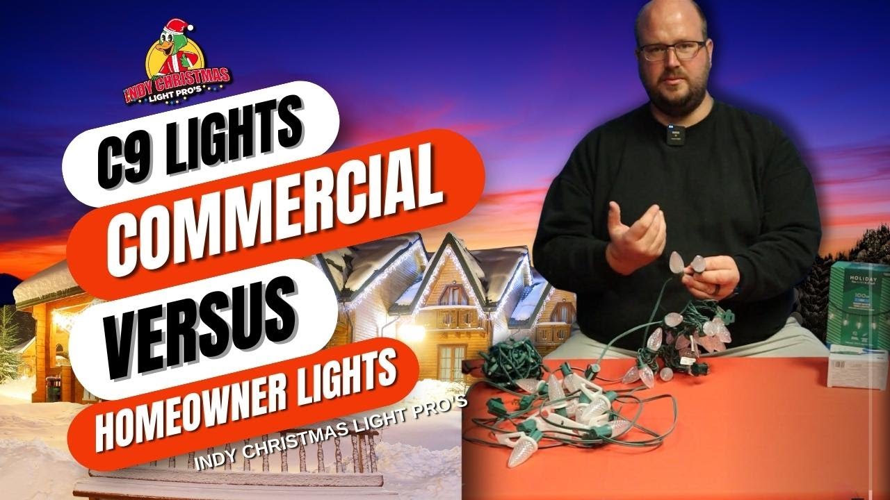 COMMERCIAL vs. HOMEOWNER C9 Christmas Lights: Which is Best for You? | Detailed Comparison & Review
