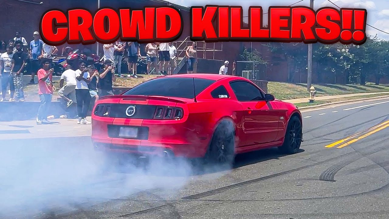 CRAZY SMOKE SHOW AT BEERS & GEARS CHARLOTTE NC! (Burnouts, Revs, Donuts & More) June 2022