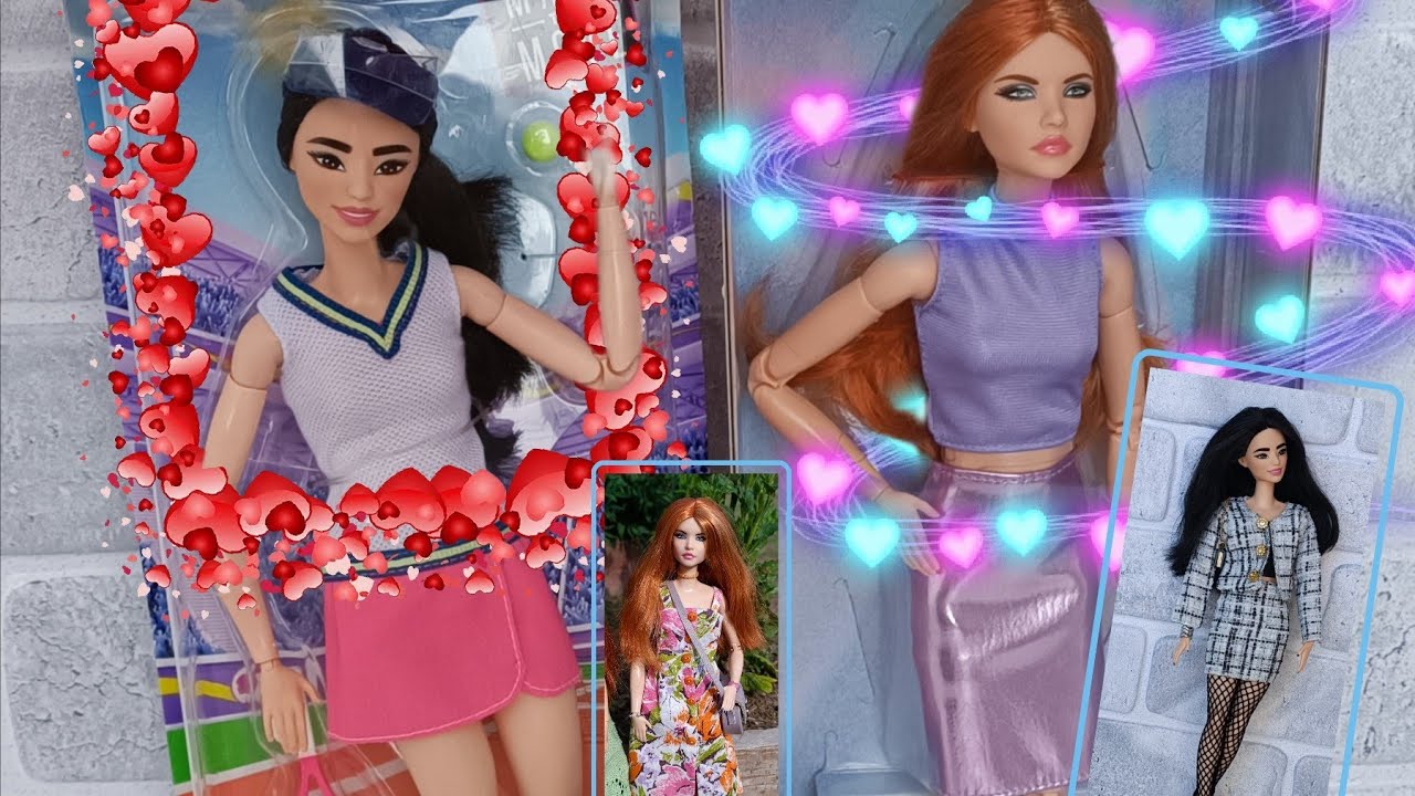 Новые куклы Barbie и одежда для них / АСМР распаковка / перезалив