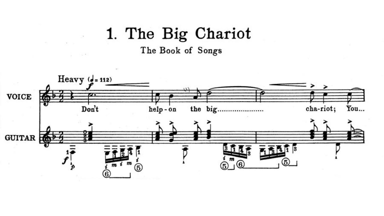 Benjamin Britten - Songs from the Chinese, Op. 58 [Score Video]