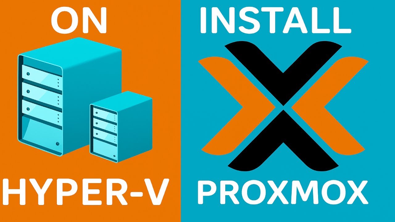 How to Install Proxmox On Hyper V Manager with (internet fixed)