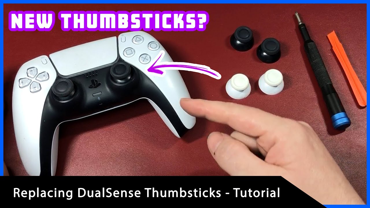 Replacing the Thumbsticks on a DualSense Controller
