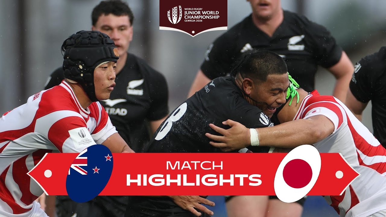 DRAMA on Day One ⚡ New Zealand v Japan | World Rugby Junior Championship 2026 | Match Highlights
