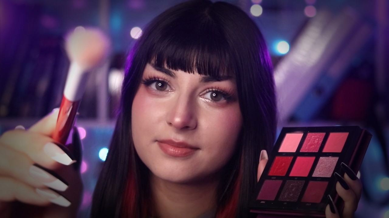 ASMR | 💕Doing Your Valentine's Date Makeup💕