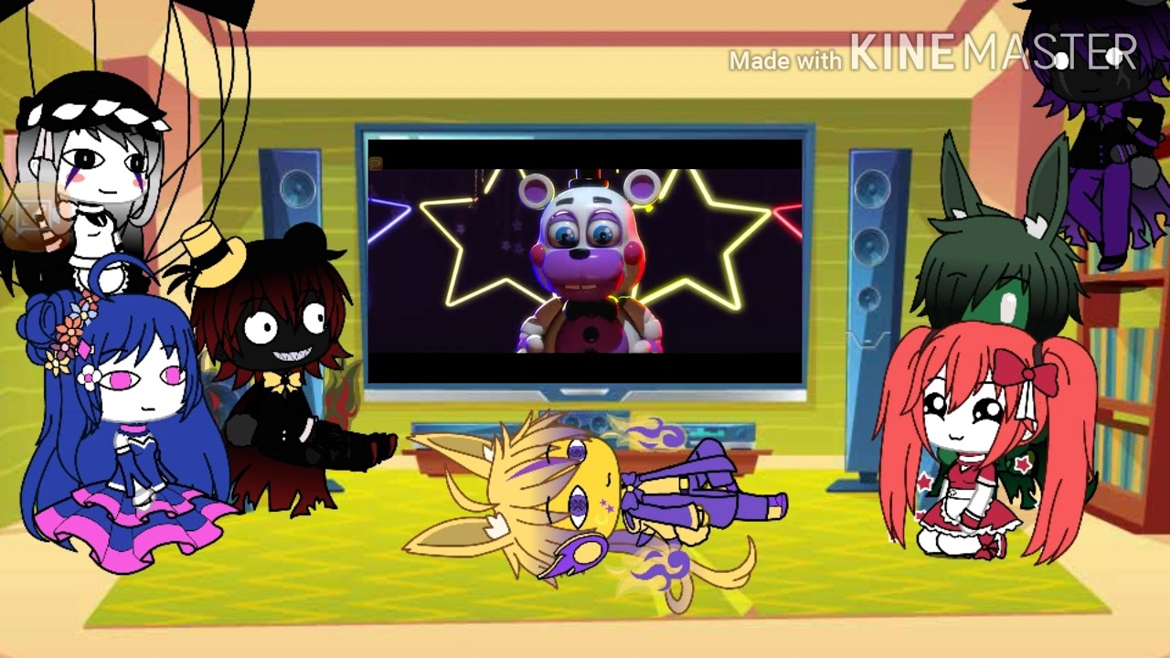 Fnaf react to labyrinth part 3 of reaction series (gacha life)
