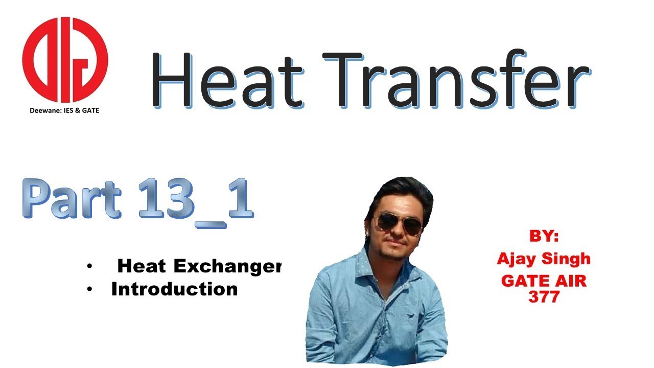 Heat Transfer 13_1 Heat Exchanger introduction