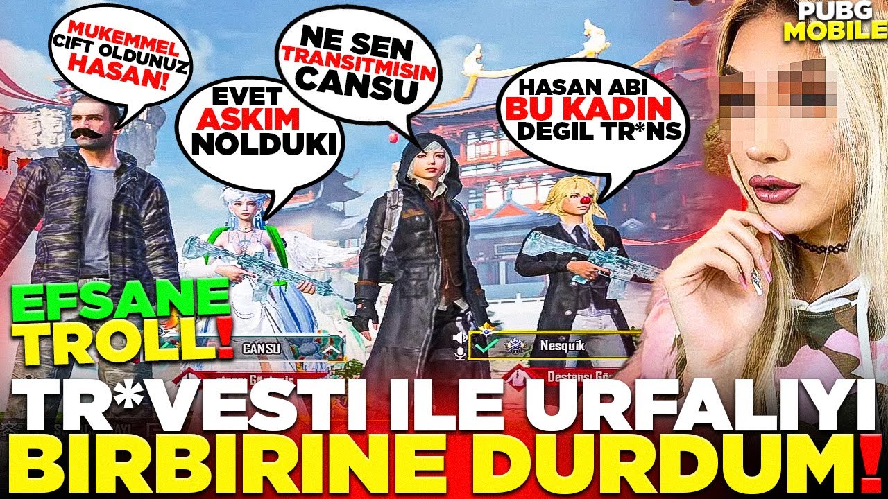 TR*VESTİ İLE URFALI’YI BİRBİRİNE DÜŞÜRDÜM 😂 | PUBG MOBILE