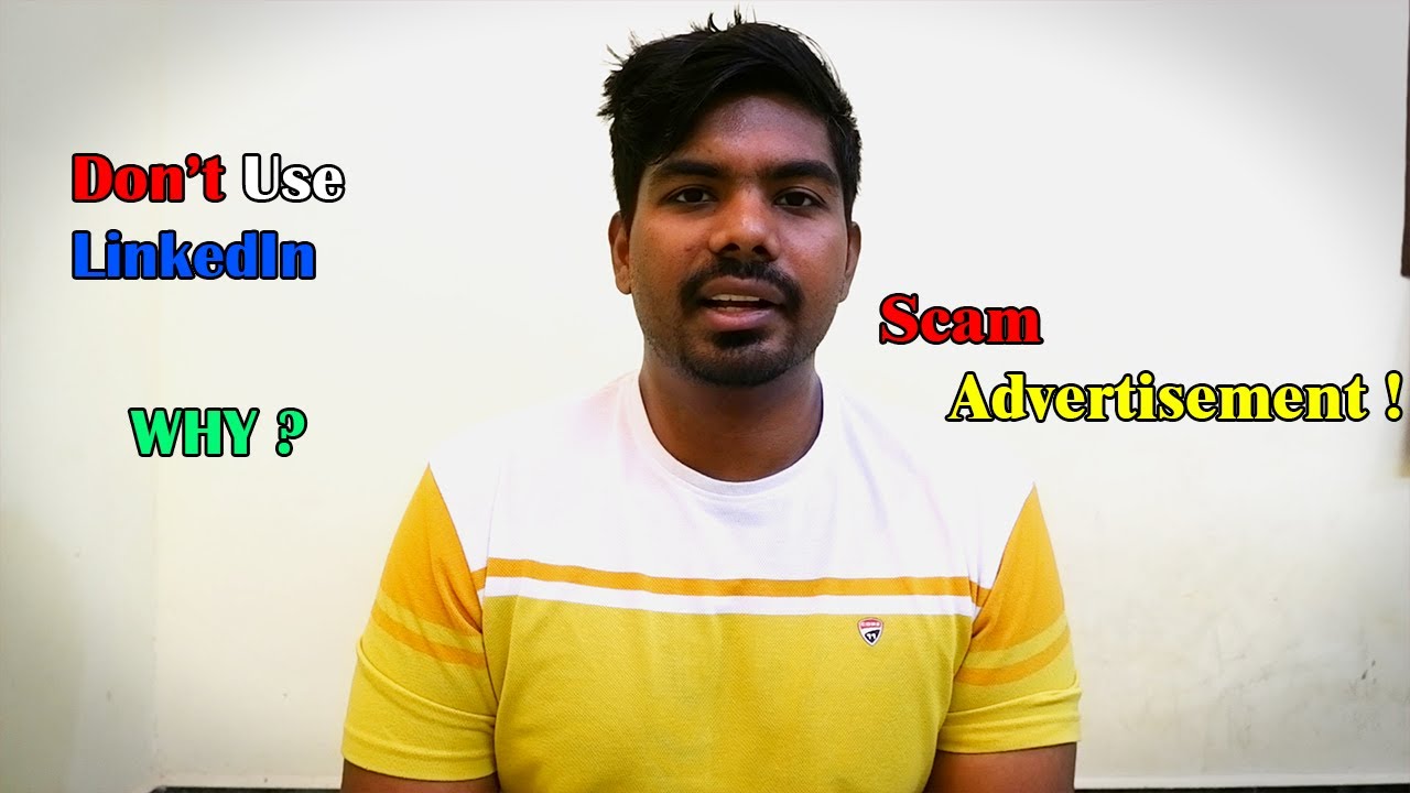 LinkedIn Awareness  Don't Use LinkedIn Why ?