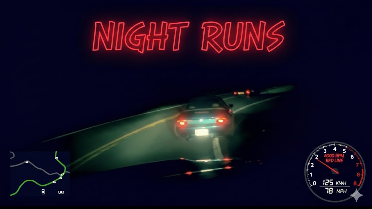RAW TOUGE NIGHT RUN - PASSENGER PRINCESS POV 