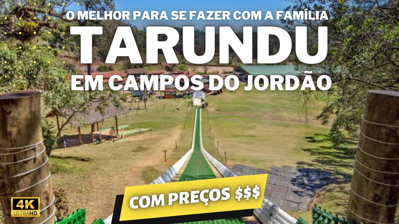 CONHEÇA o TARUNDU em Campos do Jordão - Parque com Tirolesas, Boia Cross e MUITO MAIS
