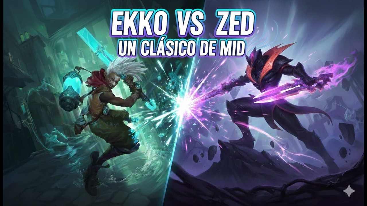 ZED VS EKKO ya es nuevo CLASICO EN MID - RANKED
