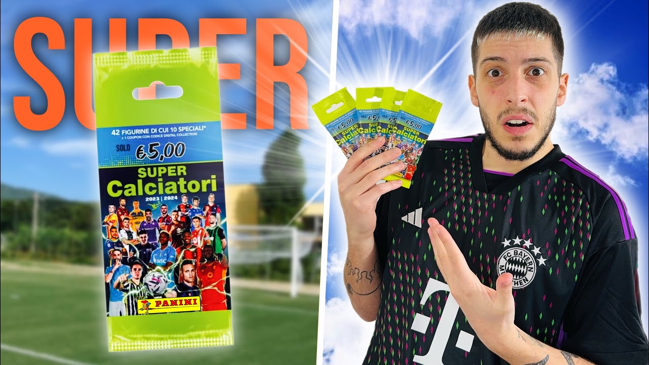 SUPER CALCIATORI PANINI 2023/24🇮🇹 FUORI in edicola BUSTINE DA €5 - Unboxing