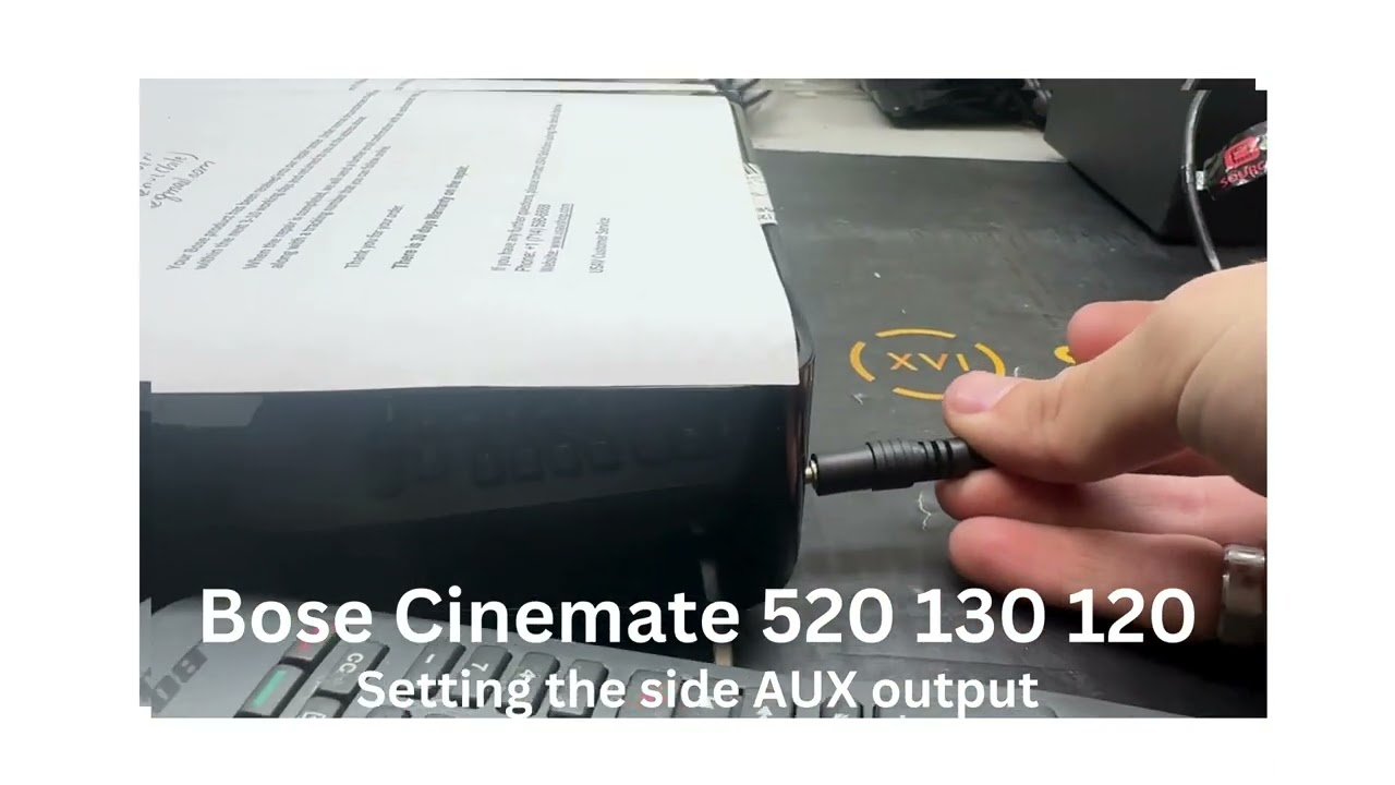 How to Pair a Bose Bass Module with a CineMate 520, 130, or 120 System