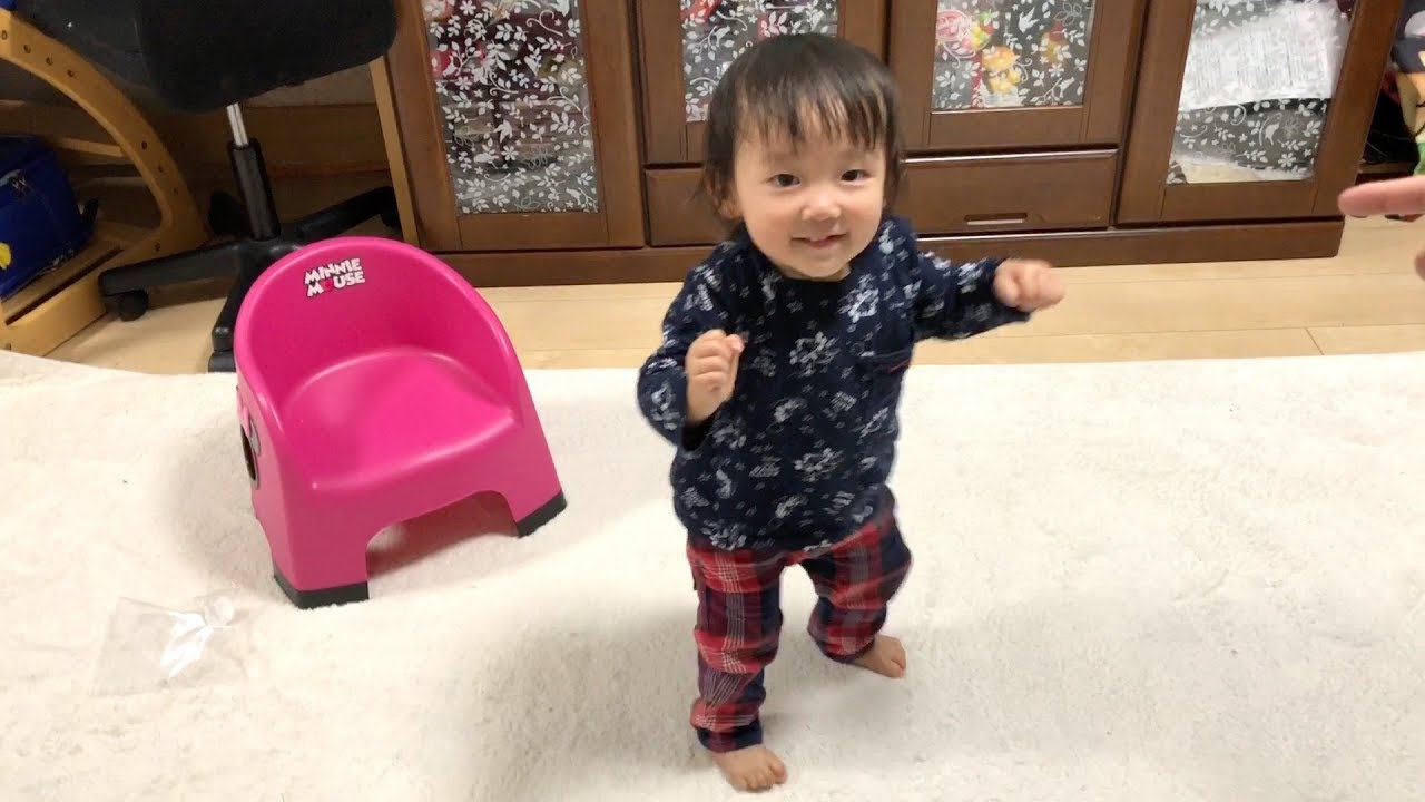 歩けるようになりました かなたくん 一人歩き記念日