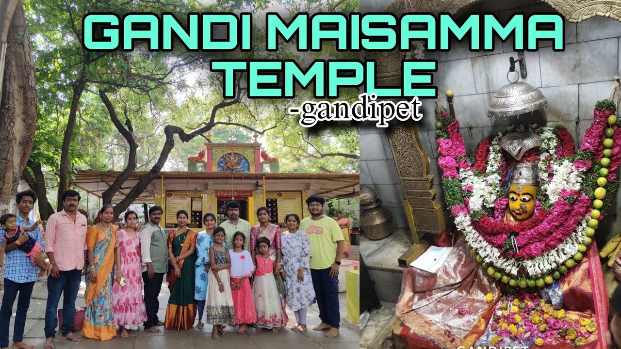 Gandi Maisamma Temple gandipet 🙏 Telangana, Hyderabad 2024 #gandipet  #gandimaisamma #temple #vlog