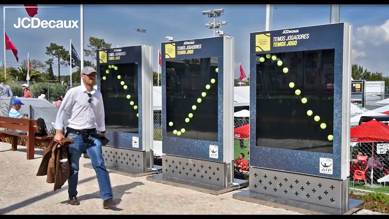 [Entertainment & Culture] Estoril Open amazing interactive pavilion | JCDecaux Portugal