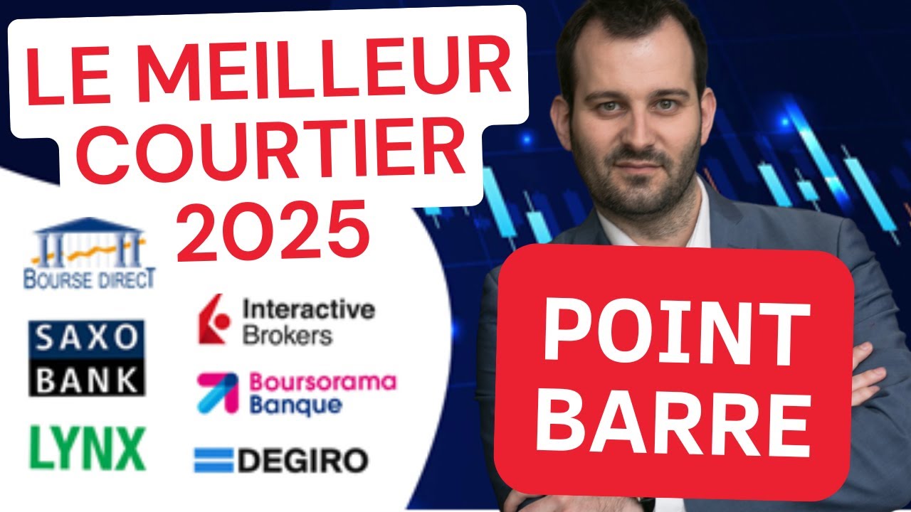 Le meilleur courtier 2025 pour investir en bourse