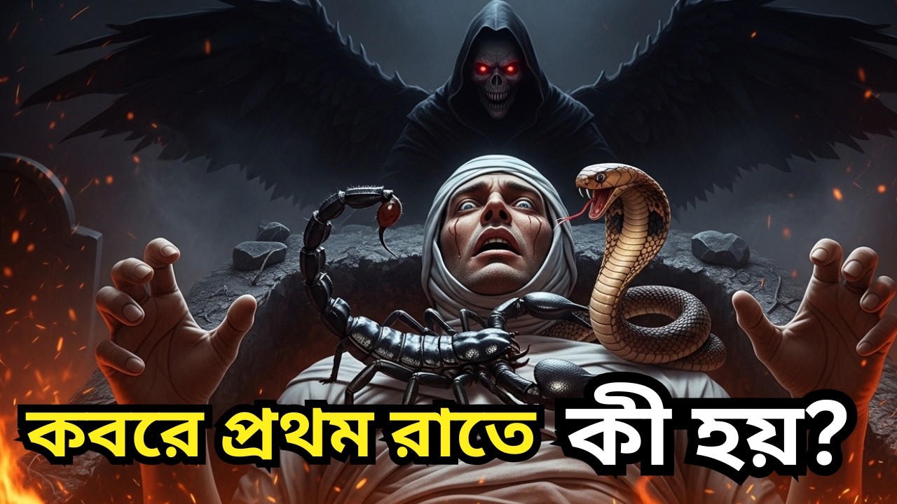কবরের প্রথম রাত 😨 | মুনকার নাকীরের ৩টি প্রশ্ন | মৃত্যুর পর ৪০ দিনের ভয়ংকর সত্য