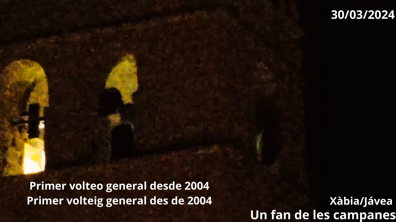 PRIMER VOLTEO GENERAL DESDE 2004 JÁVEA// PRIMER VOLTEIG GENERAL DES DE 2004 XÀBIA (30/03/2024)