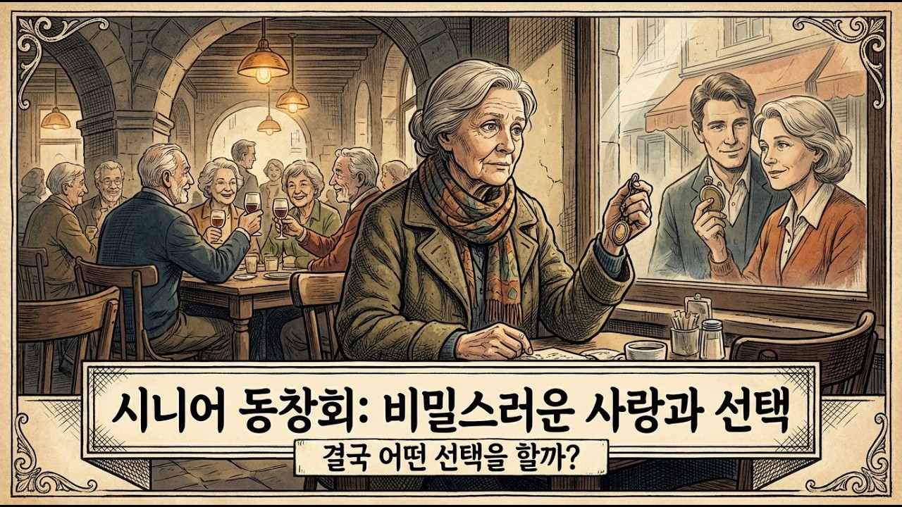 시니어 동창회에서의 비밀스러운 사랑, 결국 어떤 선택을 할까