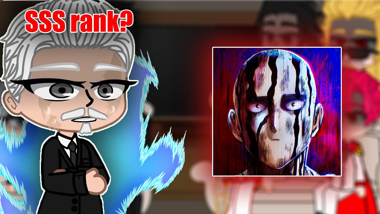 react to saitama || solo leveling react to new s rank hunters || solo leveling
